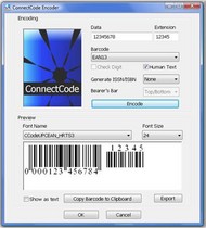 ConnectCode Barcode Font Pack screenshot